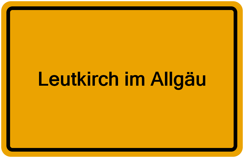 Handelsregisterauszug Leutkirch im Allgäu